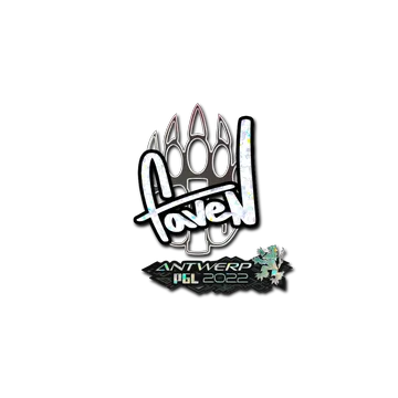 Sticker | faveN (Glitter) | Antwerp 2022