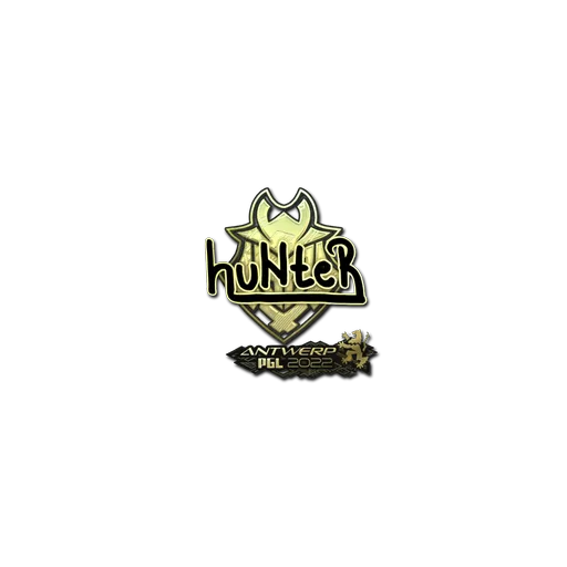 Sticker | huNter (Gold) | Antwerp 2022