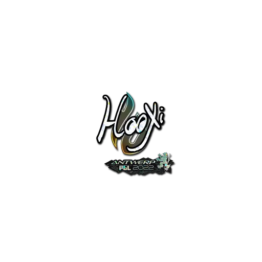 Наклейка | HooXi (с блёстками) | Антверпен-2022