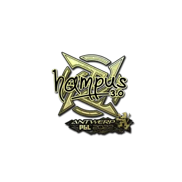 Sticker | hampus (Gold) | Antwerp 2022