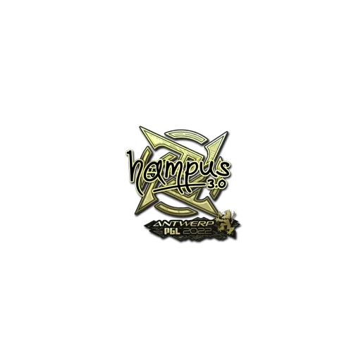 Sticker | hampus (Gold) | Antwerp 2022