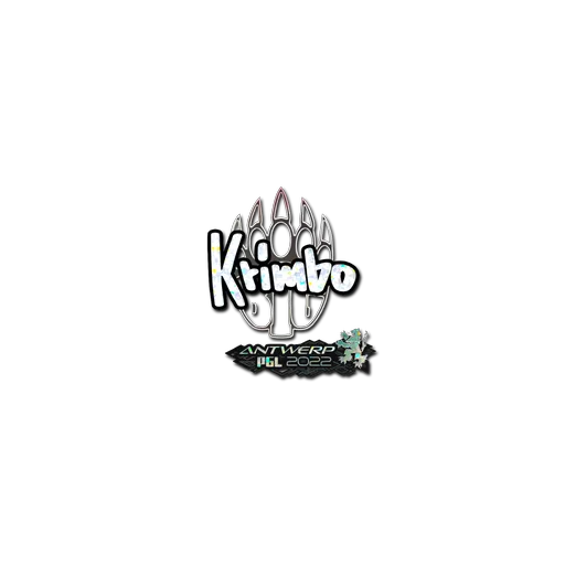 Наклейка | Krimbo (с блёстками) | Антверпен-2022