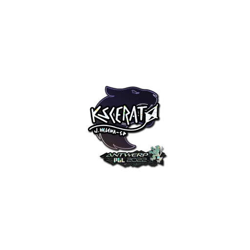 Наклейка | KSCERATO (с блёстками) | Антверпен-2022