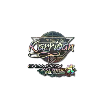 Sticker | karrigan (Holo, Champion) | Antwerp 2022