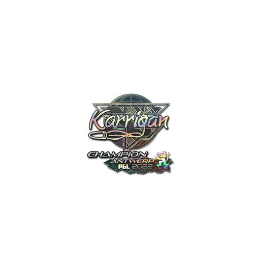 Sticker | karrigan (Holo, Champion) | Antwerp 2022