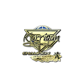 Sticker | karrigan (Gold, Champion) | Antwerp 2022