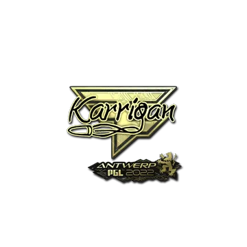 Sticker | karrigan (Gold) | Antwerp 2022