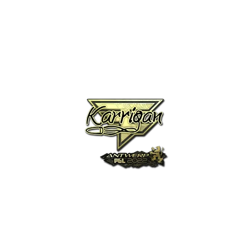 Sticker | karrigan (Gold) | Antwerp 2022
