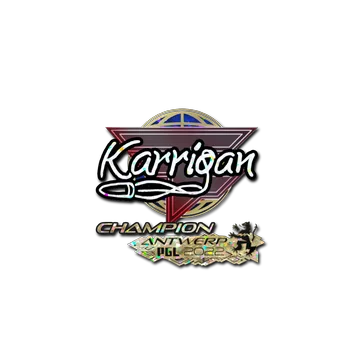 Sticker | karrigan (Glitter, Champion) | Antwerp 2022