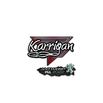 Sticker | karrigan (Glitter) | Antwerp 2022