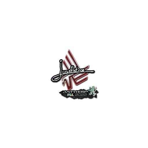 Sticker | juanflatroo (Glitter) | Antwerp 2022