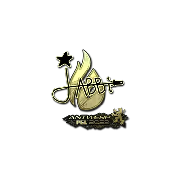 Sticker | jabbi (Gold) | Antwerp 2022