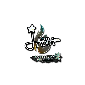 Sticker | jabbi (Glitter) | Antwerp 2022
