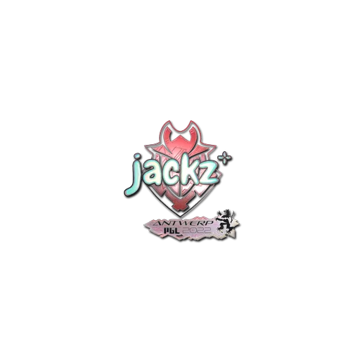 Наклейка | JaCkz (голографическая) | Антверпен-2022