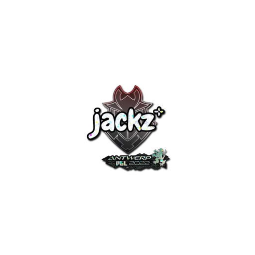 Наклейка | JaCkz (с блёстками) | Антверпен-2022