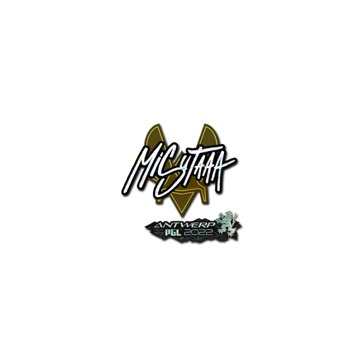 Наклейка | misutaaa (с блёстками) | Антверпен-2022