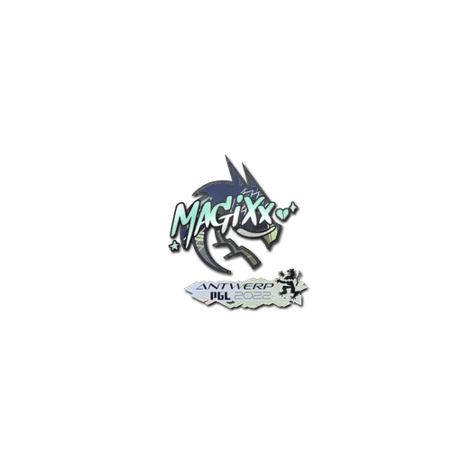 Наклейка | magixx (голографическая) | Антверпен-2022