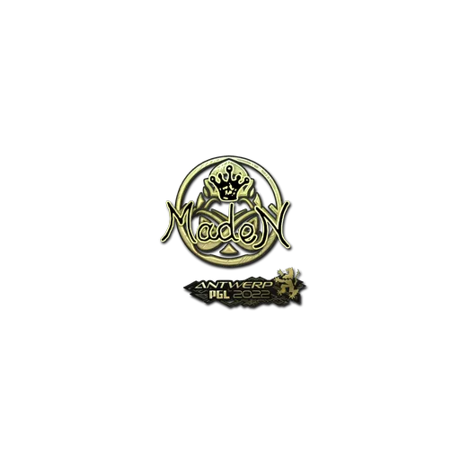 Sticker | maden (Gold) | Antwerp 2022