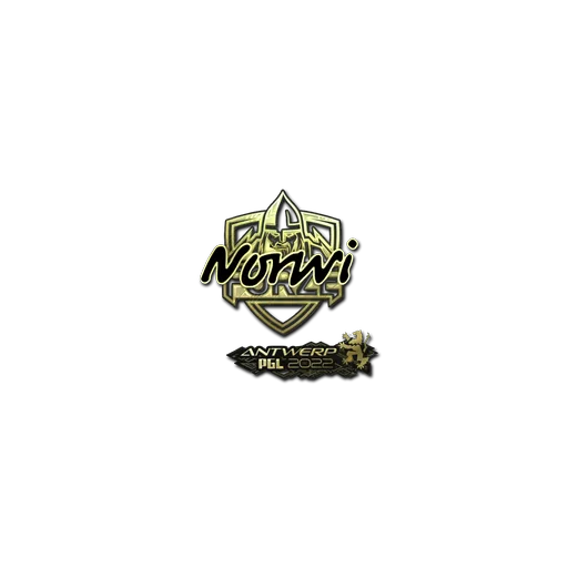 Sticker | Norwi (Gold) | Antwerp 2022