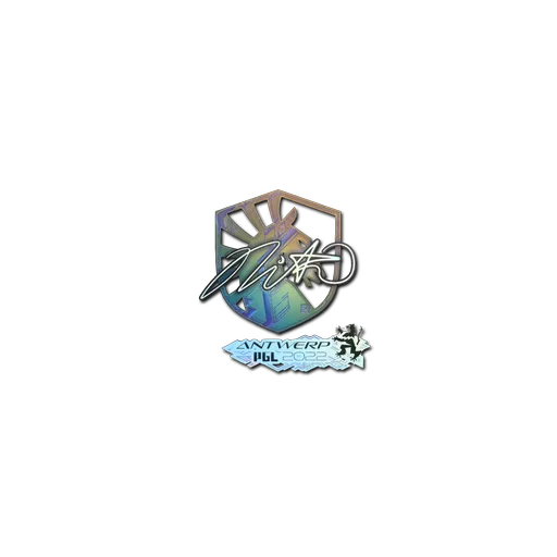 Sticker | nitr0 (Holo) | Antwerp 2022
