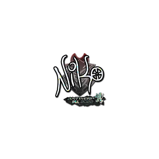 Sticker | NiKo (Glitter) | Antwerp 2022