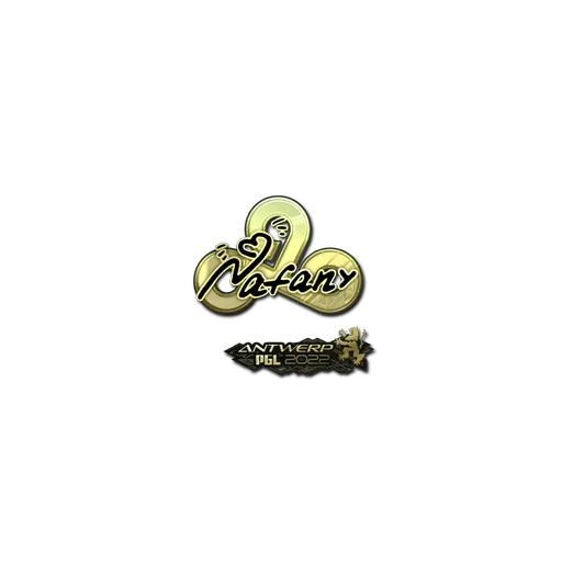 Sticker | nafany (Gold) | Antwerp 2022