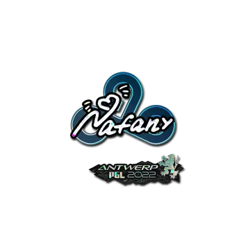 Sticker | nafany (Glitter) | Antwerp 2022