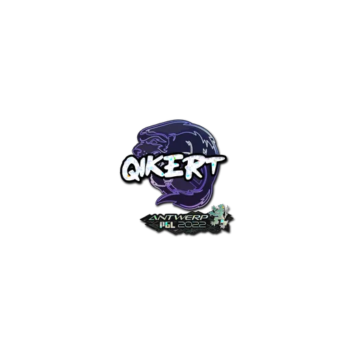 Sticker | qikert (Glitter) | Antwerp 2022