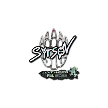 Sticker | syrsoN (Glitter) | Antwerp 2022