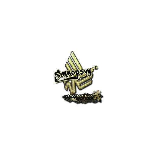 Sticker | sinnopsyy (Gold) | Antwerp 2022