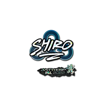 Sticker | sh1ro (Glitter) | Antwerp 2022
