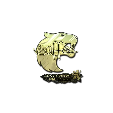 Sticker | saffee (Gold) | Antwerp 2022
