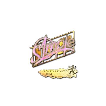 Sticker | s1mple (Holo) | Antwerp 2022