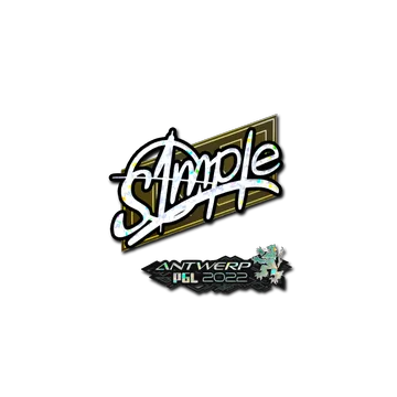 Sticker | s1mple (Glitter) | Antwerp 2022