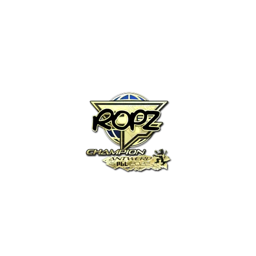 Sticker | ropz (Gold, Champion) | Antwerp 2022