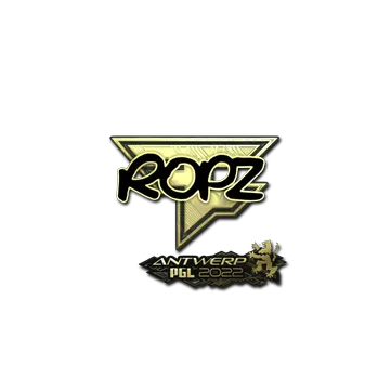 Sticker | ropz (Gold) | Antwerp 2022