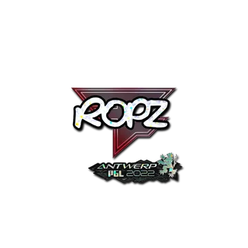 Sticker | ropz (Glitter) | Antwerp 2022