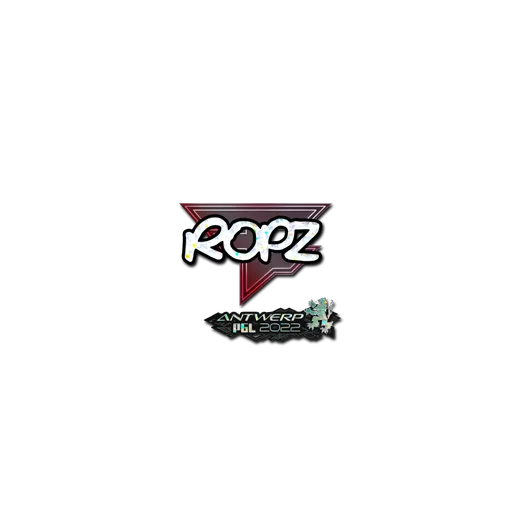 Наклейка | ropz (с блёстками) | Антверпен-2022