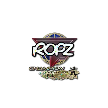 Sticker | ropz (Glitter, Champion) | Antwerp 2022