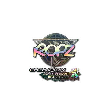 Sticker | ropz (Holo, Champion) | Antwerp 2022