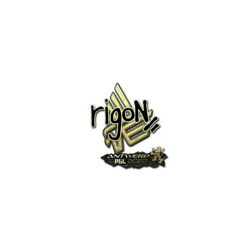 Sticker | rigoN (Gold) | Antwerp 2022