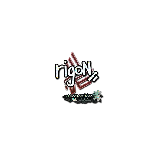 Sticker | rigoN (Glitter) | Antwerp 2022