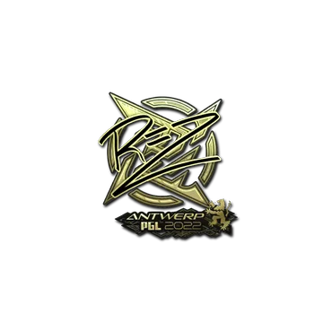 Sticker | REZ (Gold) | Antwerp 2022