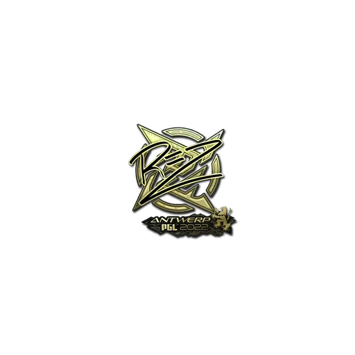 Sticker | REZ (Gold) | Antwerp 2022