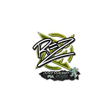Sticker | REZ (Glitter) | Antwerp 2022