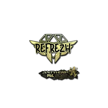 Sticker | refrezh (Gold) | Antwerp 2022