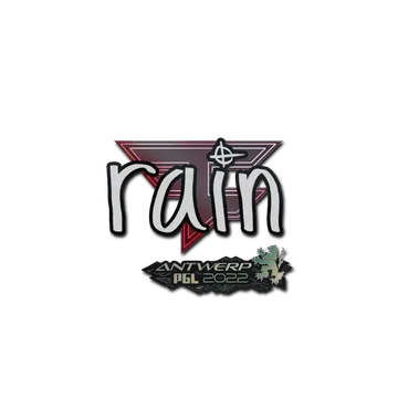 Sticker | rain | Antwerp 2022