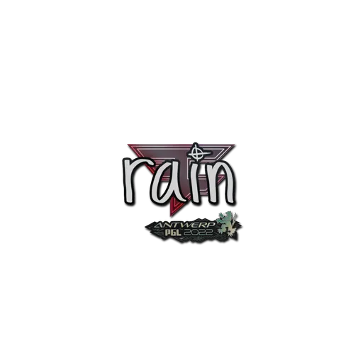 Наклейка | rain | Антверпен-2022