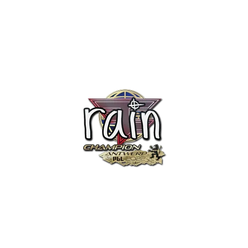 Sticker | rain (Champion) | Antwerp 2022