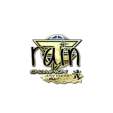 Sticker | rain (Gold, Champion) | Antwerp 2022